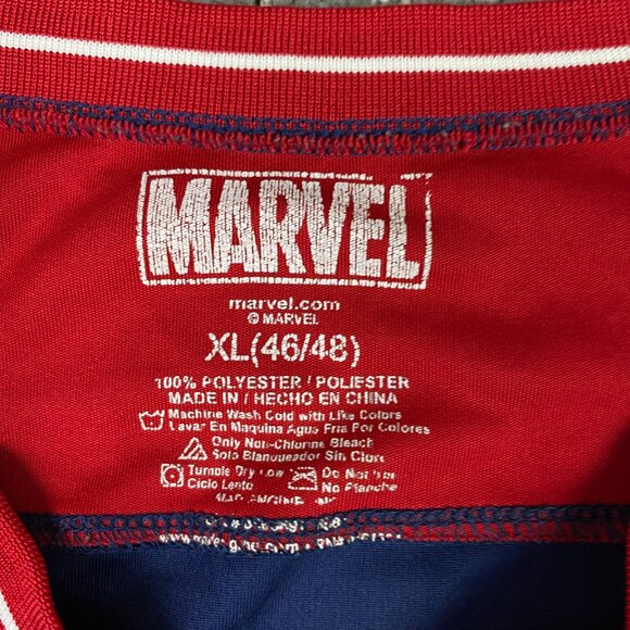 Spider-Man Tank Top T Shirt Men's XL Spiderman Marvel Comics 62 Blue - Picture 5 of 8